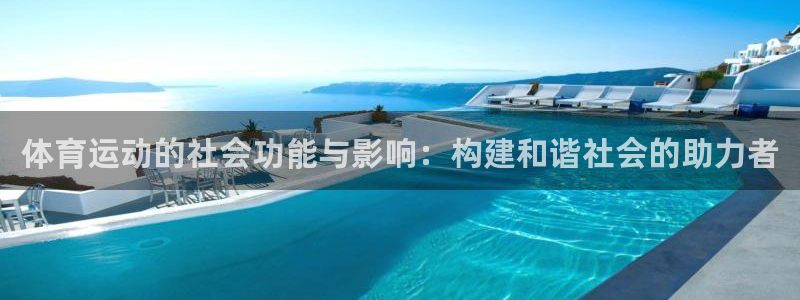 体育运动的社会功能与影响：构建和谐社会的助力者