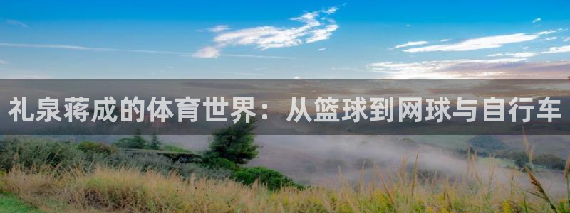 礼泉蒋成的体育世界：从篮球到网球与自行车